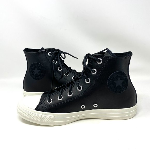 Converse 170100C Men's Sneaker OrthoLite Chuck Taylor AS High Top Leather Black - Picture 3 of 9